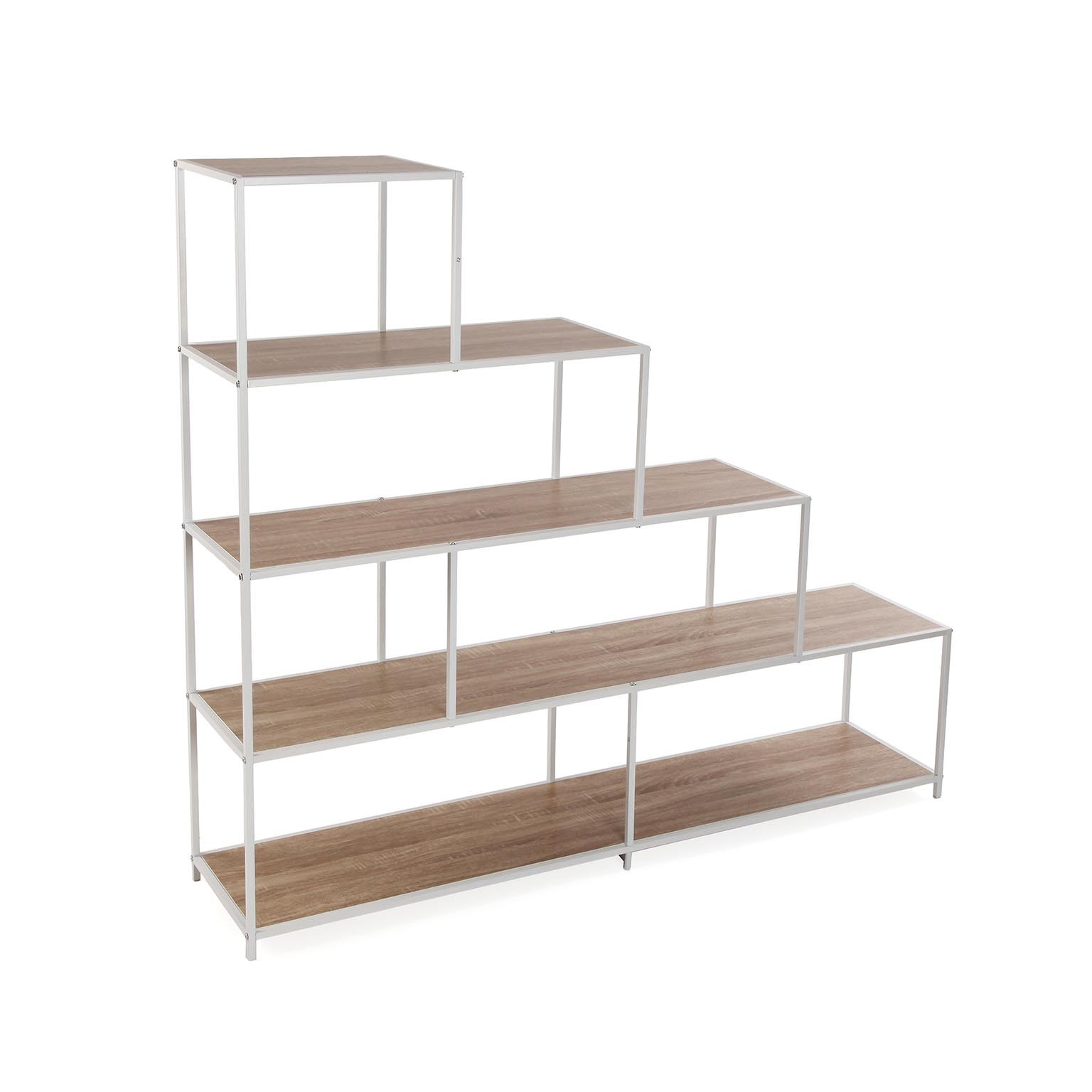 22710042 -- 000 (15986) SCAFFALE A GRADINI 4 RIPIANI BIANCO
150 x 33 x 135 cm. - immagine 1
